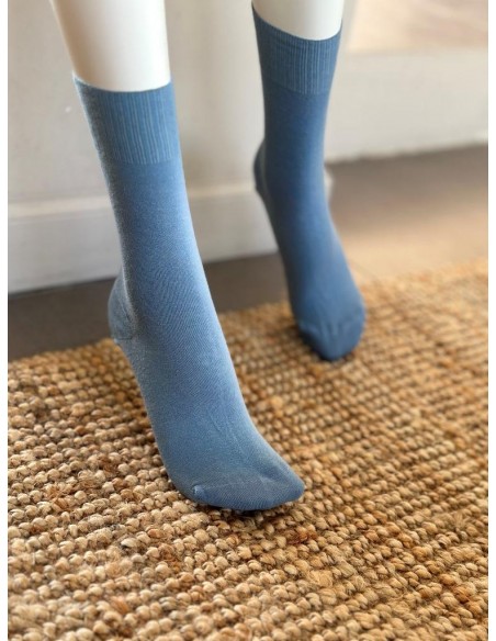 chaussette-la-climatisée-bleu