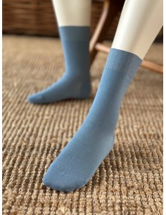 chaussette-la-climatisée-bleu