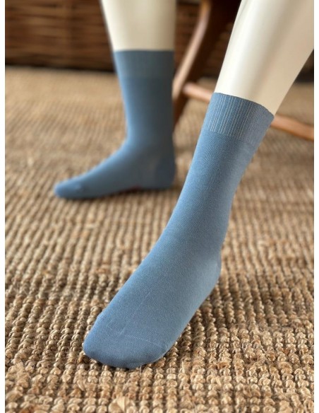 chaussette-la-climatisée-bleu