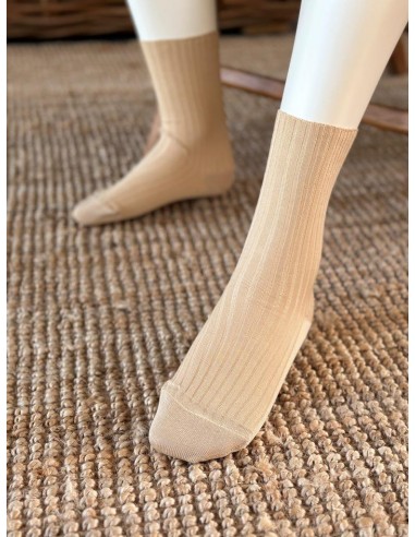 Chaussettes de contention zippées BEIGE GASSIN