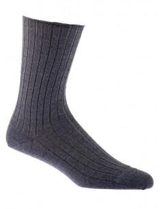 chaussette-pure-laine-gris 2